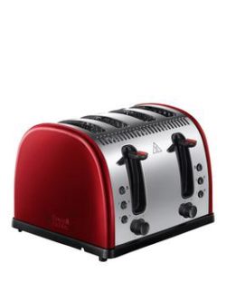 Russell Hobbs 21301 Legacy 4-Slice Toaster - Red
